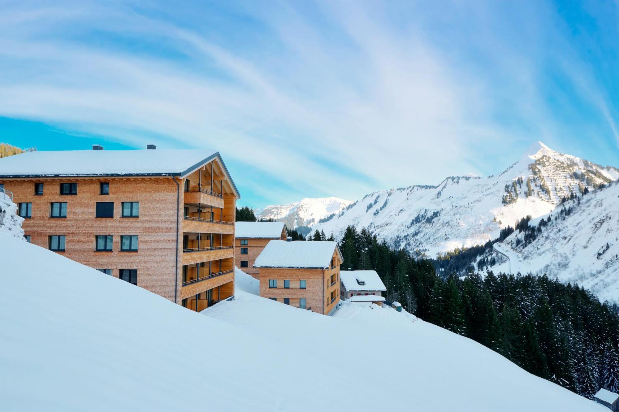 Alpenstolz Damuels Haus 3 - Stilvoll Urlauben In Den Bergen Apartman Kültér fotó